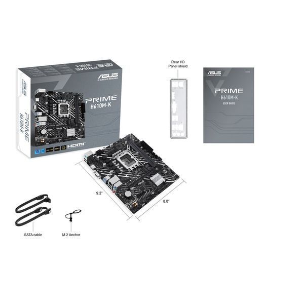 Материнская плата Asus Prime H610M-K (90MB1GA0-M0EAY0) 519426ua фото