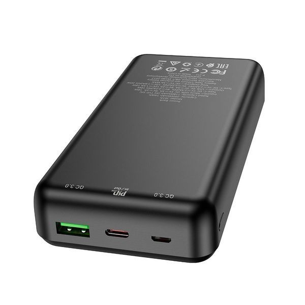 Внешний аккумулятор (павербанк) Hoco J87A 20000mAh 20W Black 626959ua фото