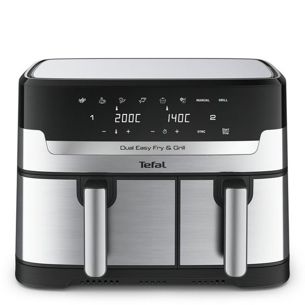 Мультипіч (аерофритюрниця) Tefal Dual Easy Fry & Grill Air Fryer EY905D10 510587 фото