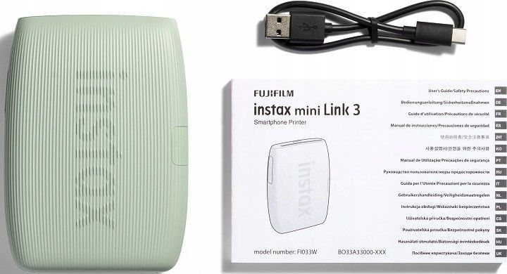 Мобільний принтер Fujifilm Instax Mini Link 3 EX D Sage Green 552094 фото
