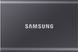 SSD накопитель Samsung T7 1 TB Titan Gray (MU-PC1T0T/WW) 338741 фото 1