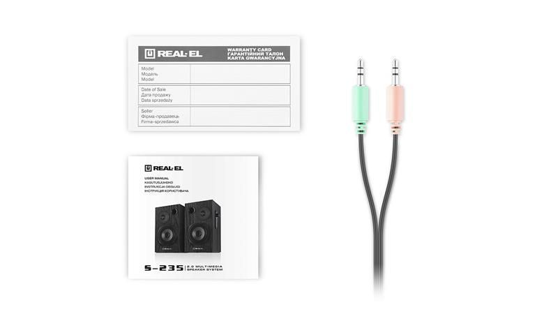 Колонки для комп'ютера Real-El S-235 Black 578252ua фото