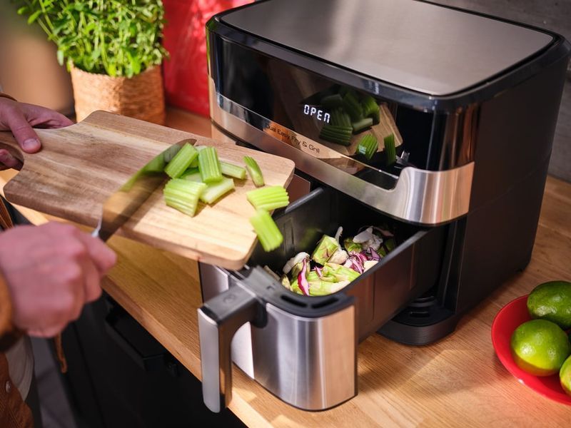 Мультипіч (аерофритюрниця) Tefal Dual Easy Fry & Grill Air Fryer EY905D10 510587 фото
