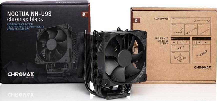 Воздушное охлаждение Noctua NH-U9S chromax.black 342481 фото