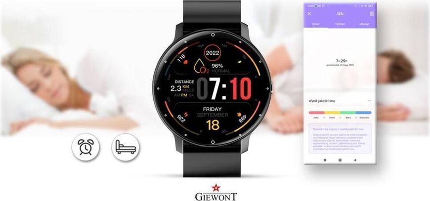 Смарт-годинник Giewont GW120-2 Pro Carbon 621719 фото