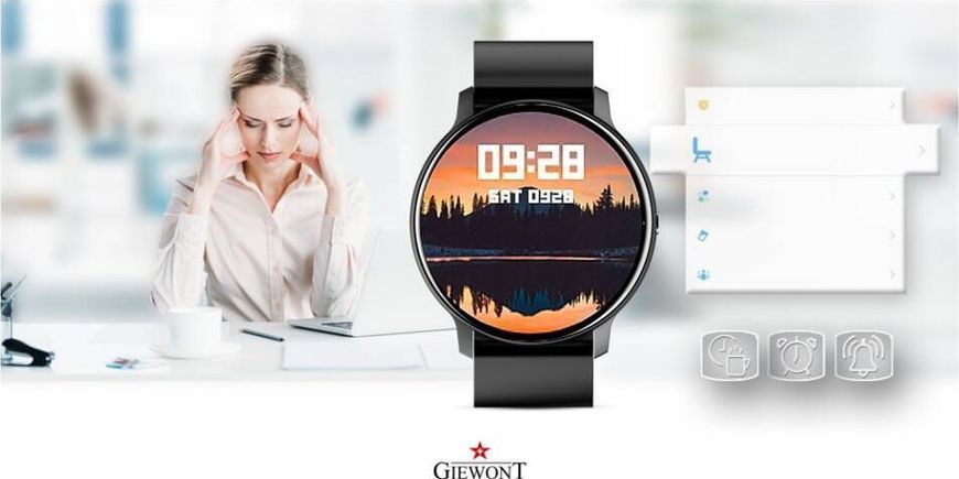 Смарт-годинник Giewont GW120-2 Pro Carbon 621719 фото