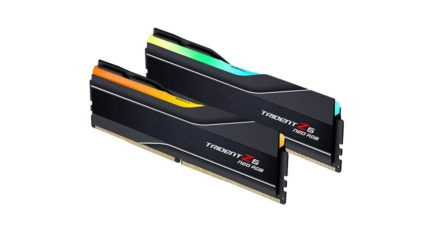 Пам'ять для настільних комп'ютерів G.Skill 32 GB (2x16GB) DDR5 6400 MHz Trident Z5 Neo RGB Black (F5-6400J3239G16GX2-TZ5NR) 522252ua фото
