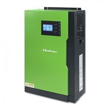 Автономний сонячний інвертор (off-grid) Qoltec Hybrid 10KVA 5,5kW 100A 48V MPPT Sinus (53887) 525723ua фото