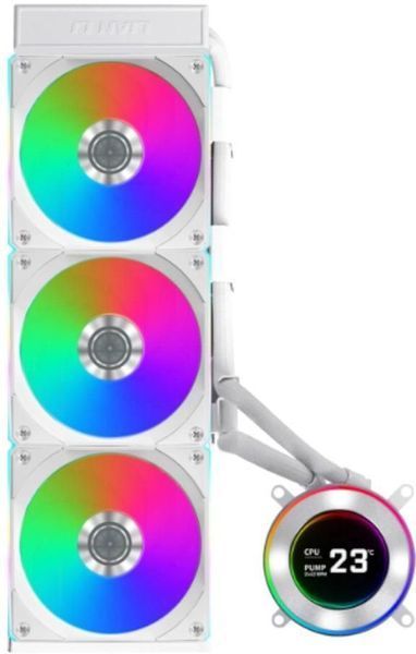 Водяне охолодження Lian Li HydroShift II LCD-C 360CL White (G89.GHS2LCD36RW.00) 604199 фото