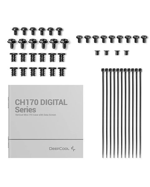 Корпус Deepcool CH170 Digital Black (R-CH170-BKNPI0D-G-1) 570958ua фото