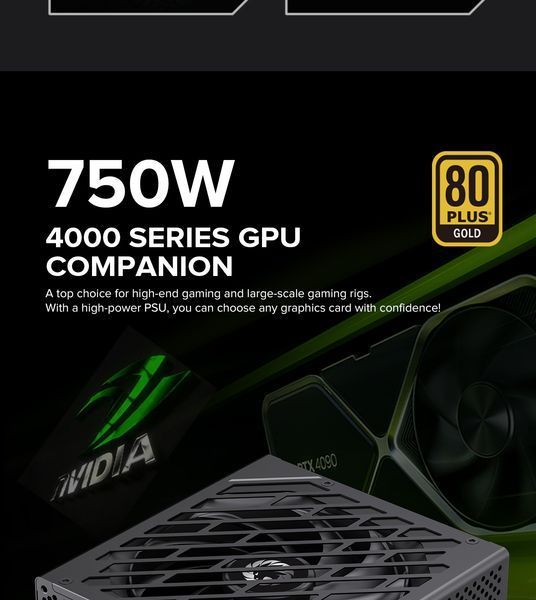 Блок живлення GameMax GX-750 Pro ATX3.1 PCIe5.1 627779ua фото