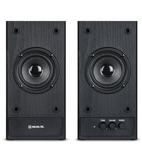 Мультимедійна акустика Real-El S-219 Black (EL121200004) 623302ua фото