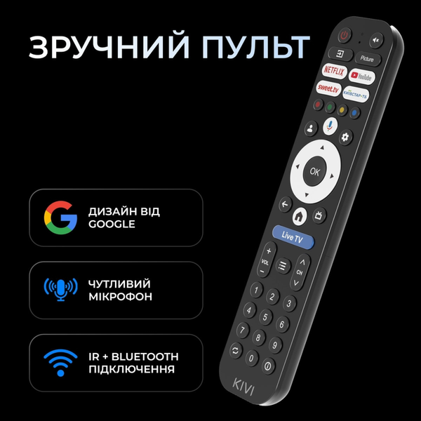 Телевизор Kivi 55U820KB 628780ua фото