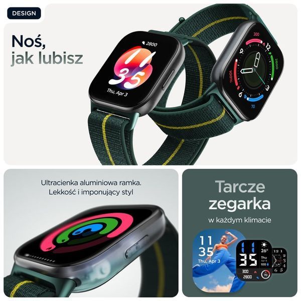 Смарт-часы Motorola Moto Watch Fit Trekking Green (PG38C07182) 613190 фото