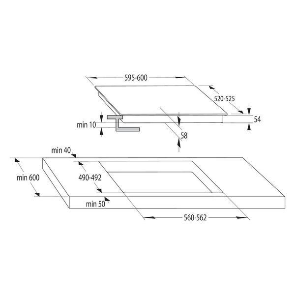Индукционная варочная поверхность Gorenje GI6401BC 545805ua фото