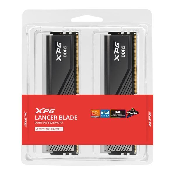 Память для настольных компьютеров Adata 32 GB (2x16GB) DDR5 6000 MHz XPG Lancer Blade RGB Black (AX5U6000C3016G-DTLABRBK) 508152 фото