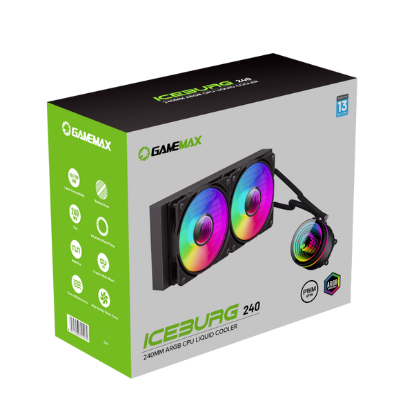 Водяне охолодження GameMax IceBurg 240 Infinity 628008ua фото