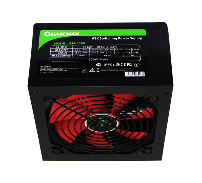 Блок живлення GameMax GM-500B 627729ua фото