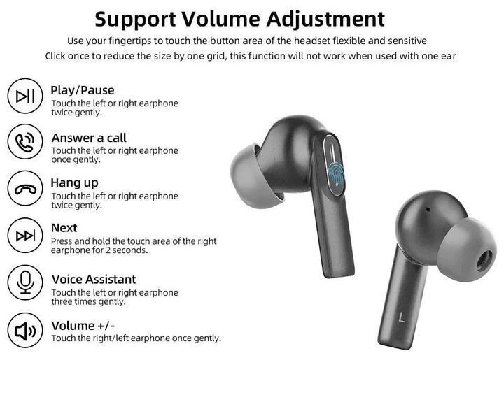 Наушники TWS Imilab imiki Earphone MT2 Black 579205ua фото