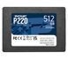 SSD накопичувач PATRIOT P220 512 GB (P220S512G25) 458936ua фото 1