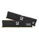 Память для настольных компьютеров Goodram 32 GB (2x16GB) DDR5 6000 MHz IRDM Black (IR-6000D564L30S/32GDC) 504108 фото 1