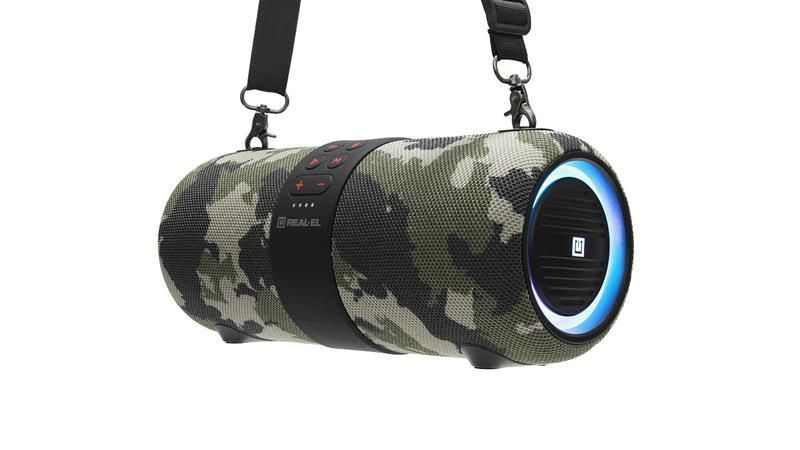 Портативна колонка Real-El X-733 Camo (EL121600020) 580018ua фото