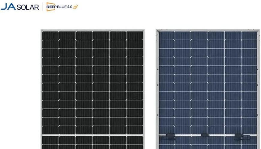 Монокристалічна сонячна панель JA Solar JAM54D40-460/LB Bifacial N-Type 632237 фото
