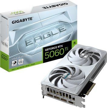 Видеокарта Gigabyte GeForce RTX 5060 Ti Eagle OC ICE 8G (GV-N506TEAGLEOC ICE-8GD) 590661ua фото