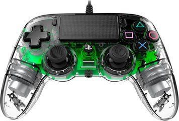 Геймпад Nacon Wired Illuminated Compact Controller for PS4 Green 619276 фото