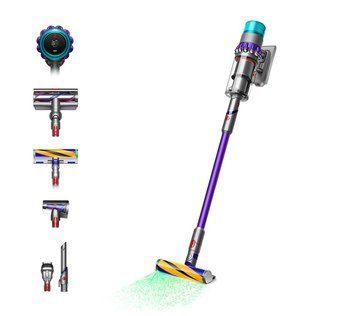 Пилосос 2в1 (вертикальний + ручний) Dyson Gen5detect Absolute Nickel/Purple (446989-01) 506771 фото