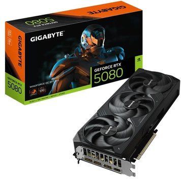 Видеокарта Gigabyte GeForce RTX 5080 Windforce OC SFF 16G (GV-N5080WF3OC-16GD) 577632ua фото