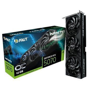 Видеокарта Palit GeForce RTX 5070 Infinity 3 OC (NE75070S19K9-GB2050S) 577645ua фото
