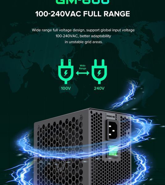 Блок питания GameMax GM-600 Modular Black 627730ua фото