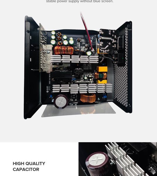 Блок питания GameMax GM-600 Modular Black 627730ua фото