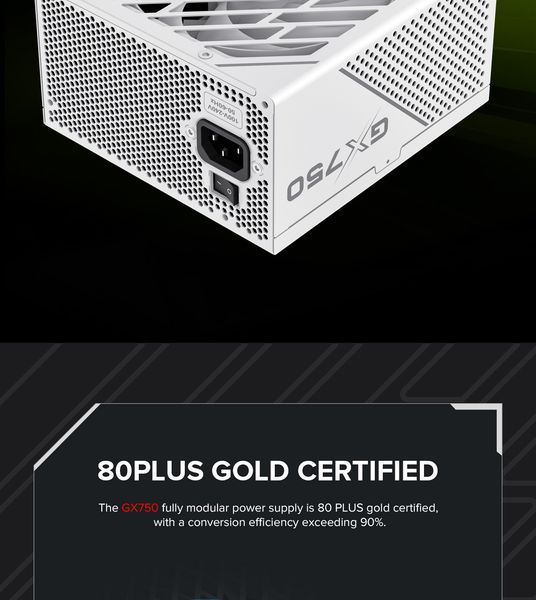 Блок живлення GameMax GX-750 Pro WH ATX3.1 PCIe5.1 627780ua фото