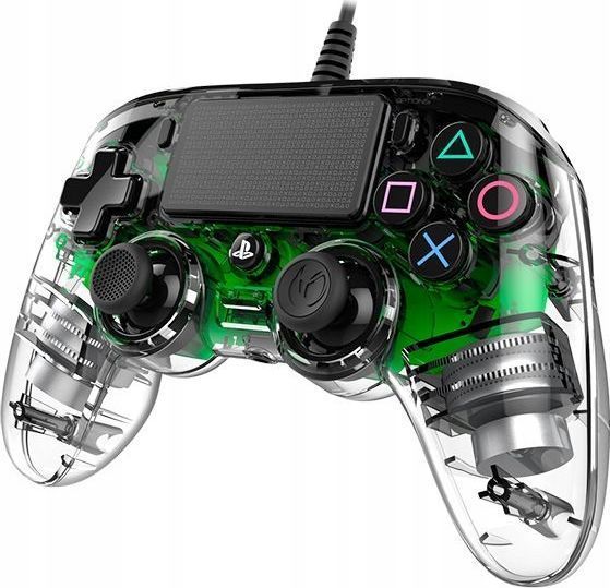 Геймпад Nacon Wired Illuminated Compact Controller for PS4 Green 619276 фото