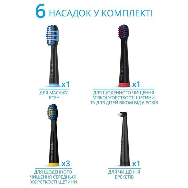 Электрическая зубная щетка Pecham Black Travel PC-080 577938ua фото