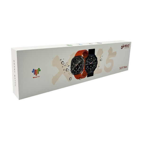 Смарт-годинник W&O X15 Max Amoled Black (WOX15MBL) 627323ua фото