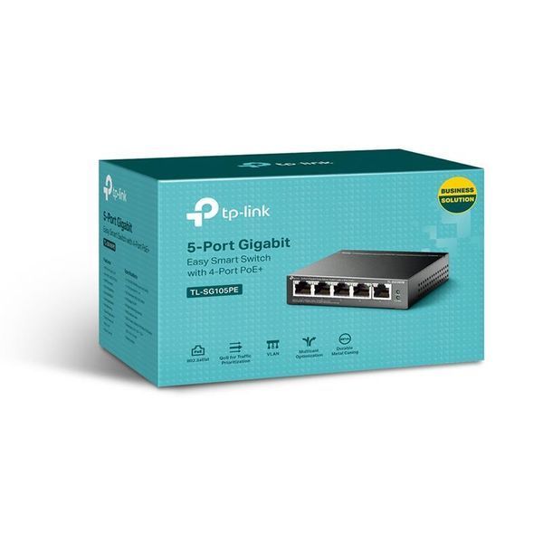 Комутатор Smart TP-Link TL-SG105PE 372504ua фото