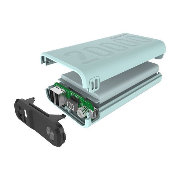 Зовнішній акумулятор (павербанк) Realpower PB-20000PD+ 20000mAh Blue 619724 фото