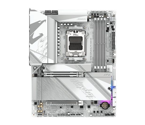 Материнская плата Gigabyte X870 Aorus Elite X3D ICE 615406ua фото