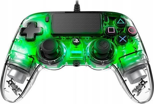Геймпад Nacon Wired Illuminated Compact Controller for PS4 Green 619276 фото