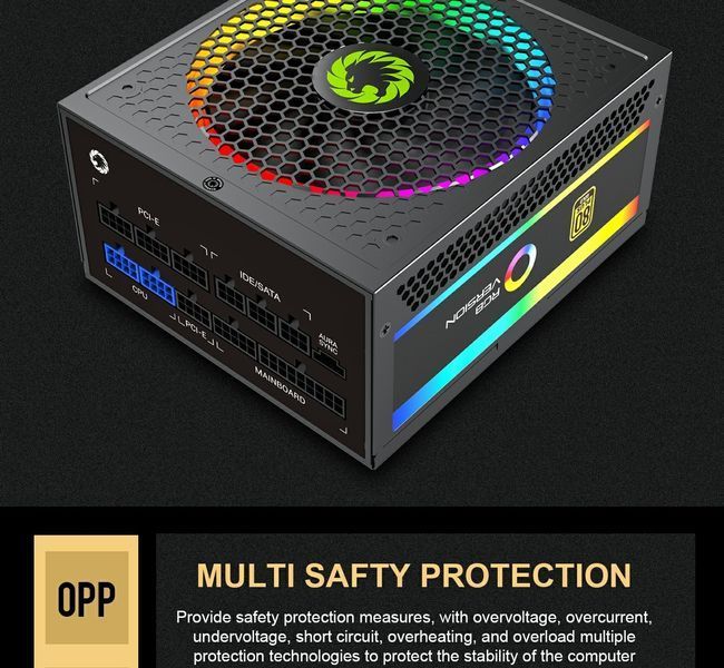 Блок живлення GameMax RGB-1050 PRO BK 630416ua фото