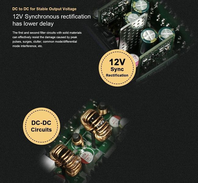 Блок живлення GameMax RGB-1050 PRO BK 630416ua фото