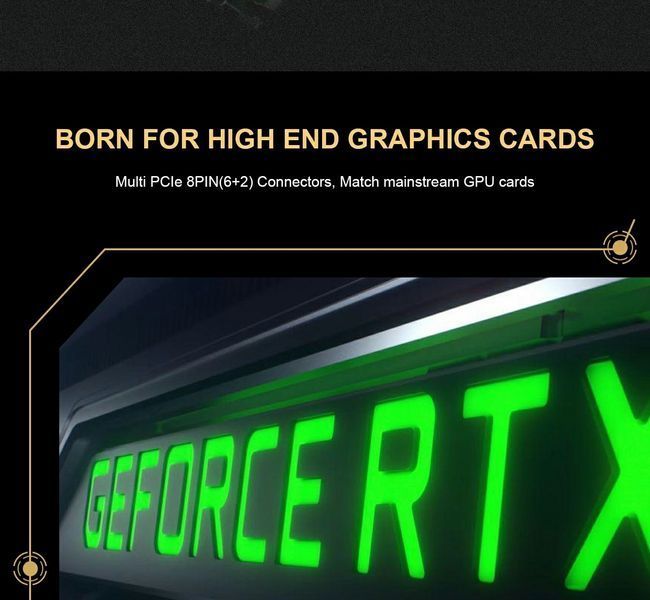 Блок живлення GameMax RGB-1050 PRO BK 630416ua фото