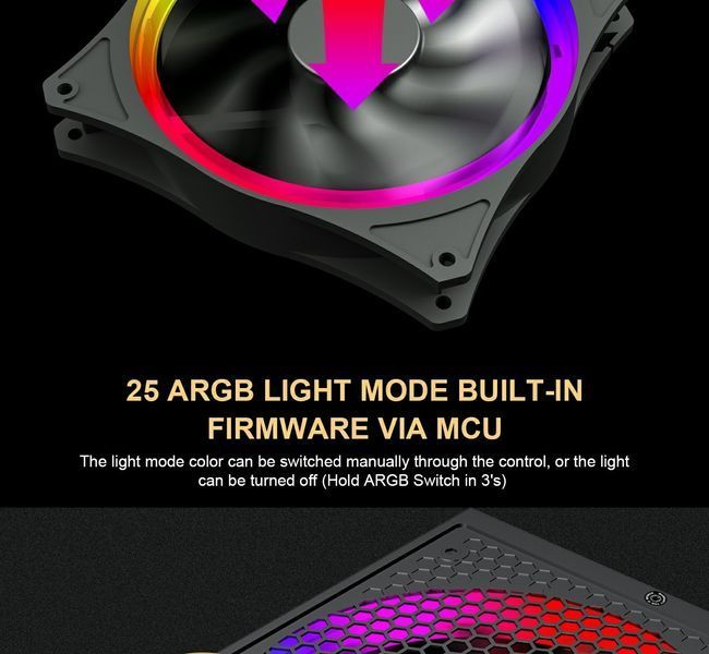 Блок живлення GameMax RGB-1050 PRO BK 630416ua фото