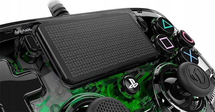 Геймпад Nacon Wired Illuminated Compact Controller for PS4 Green 619276 фото