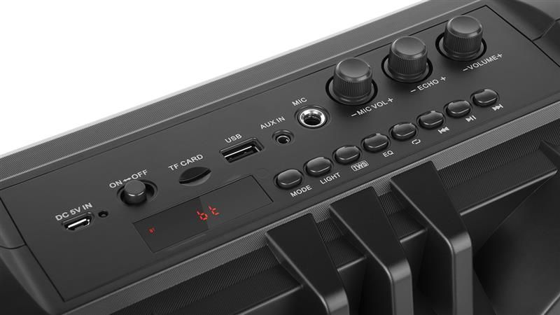 Портативная колонка Real-El X-737 Black (EL121600016) 580019ua фото