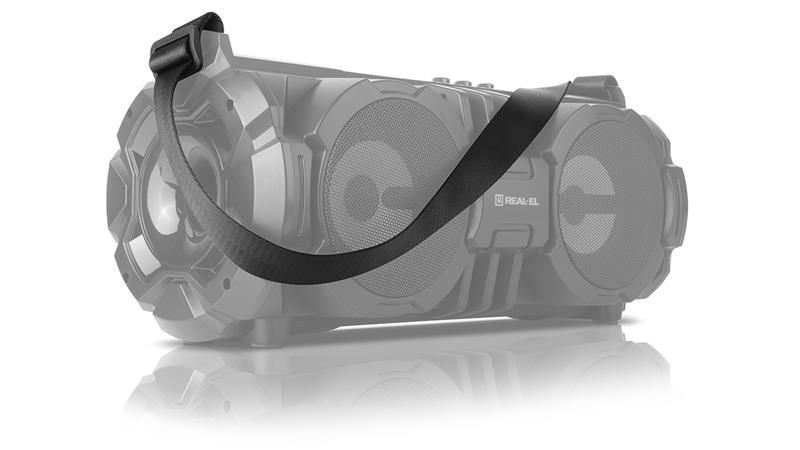 Портативная колонка Real-El X-737 Black (EL121600016) 580019ua фото