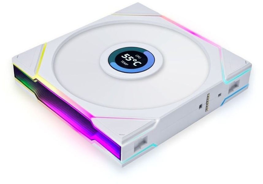 Вентилятор Lian Li Uni Fan TL Wireless LCD 140 White (14TLLCD1W1W) 618901 фото